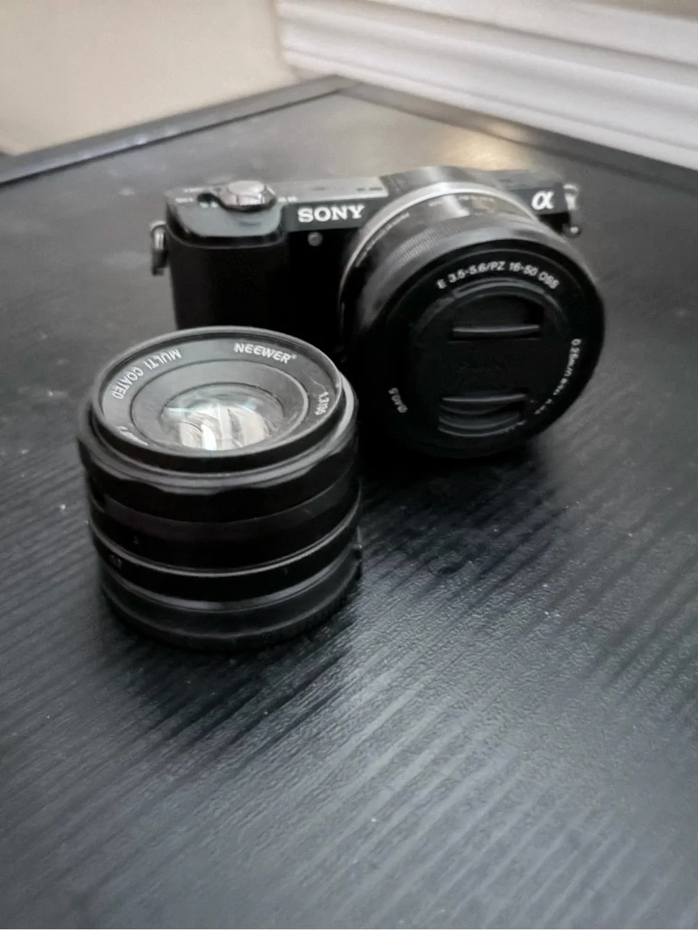 Sony A5000 Black Compact Camera Lens with Front Cap